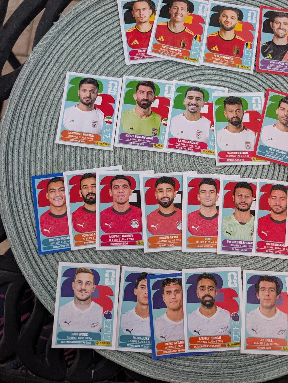 panini World Cup 2026 occer Sticker Collection - Group G- Bel, Egy, Irn, Nzl-21 - Picture 4 of 4